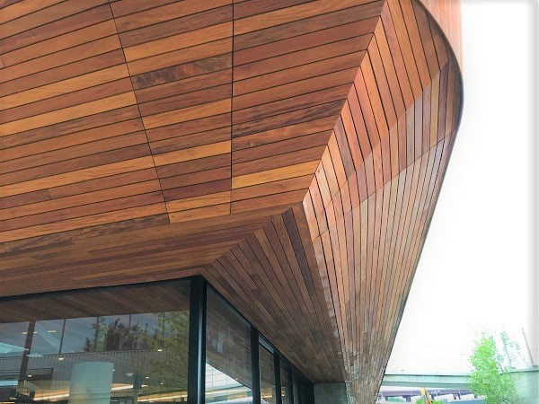 FSC Certified Garapa Wood Siding Featured on Boston Project