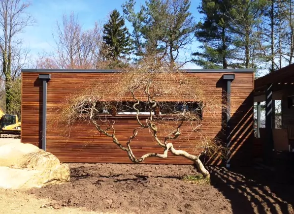 Artfully Using natural wood Siding with a  RainScreen System